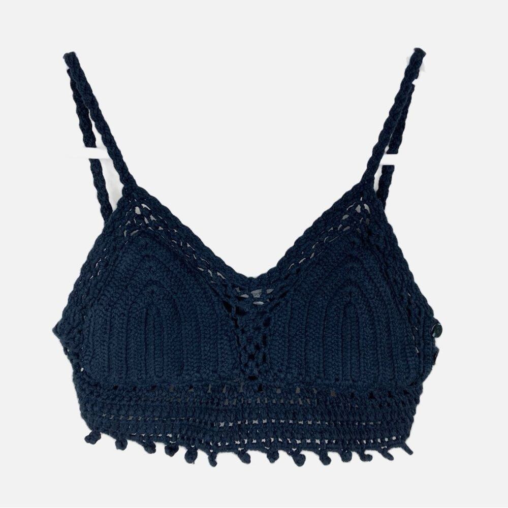 Ecote Urban Outfitters Crochet Bralette Crop Top Women Sz S Festival Hippie Boho